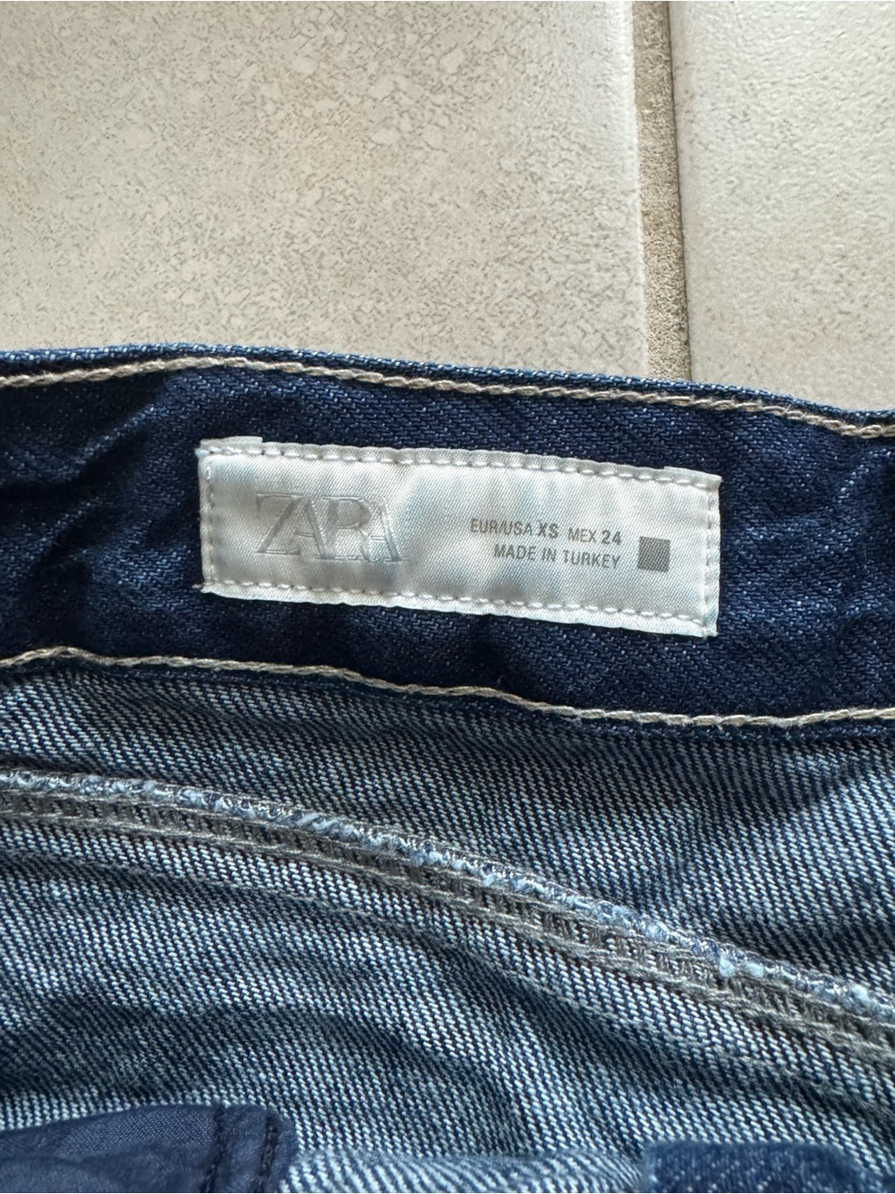 XS Zara Denim Skort - Picture 3 of 10